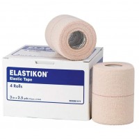 Johnson & Johnson - Elastikon Elastic Tape 3in x 2.5 yds (Pack of 4) 